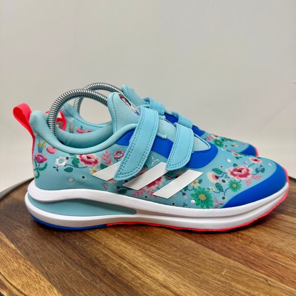 Adidas x Disney FortaRun Snow White Azul Sneakers Size Youth 6.5=Women 8.5 - Picture 1 of 10